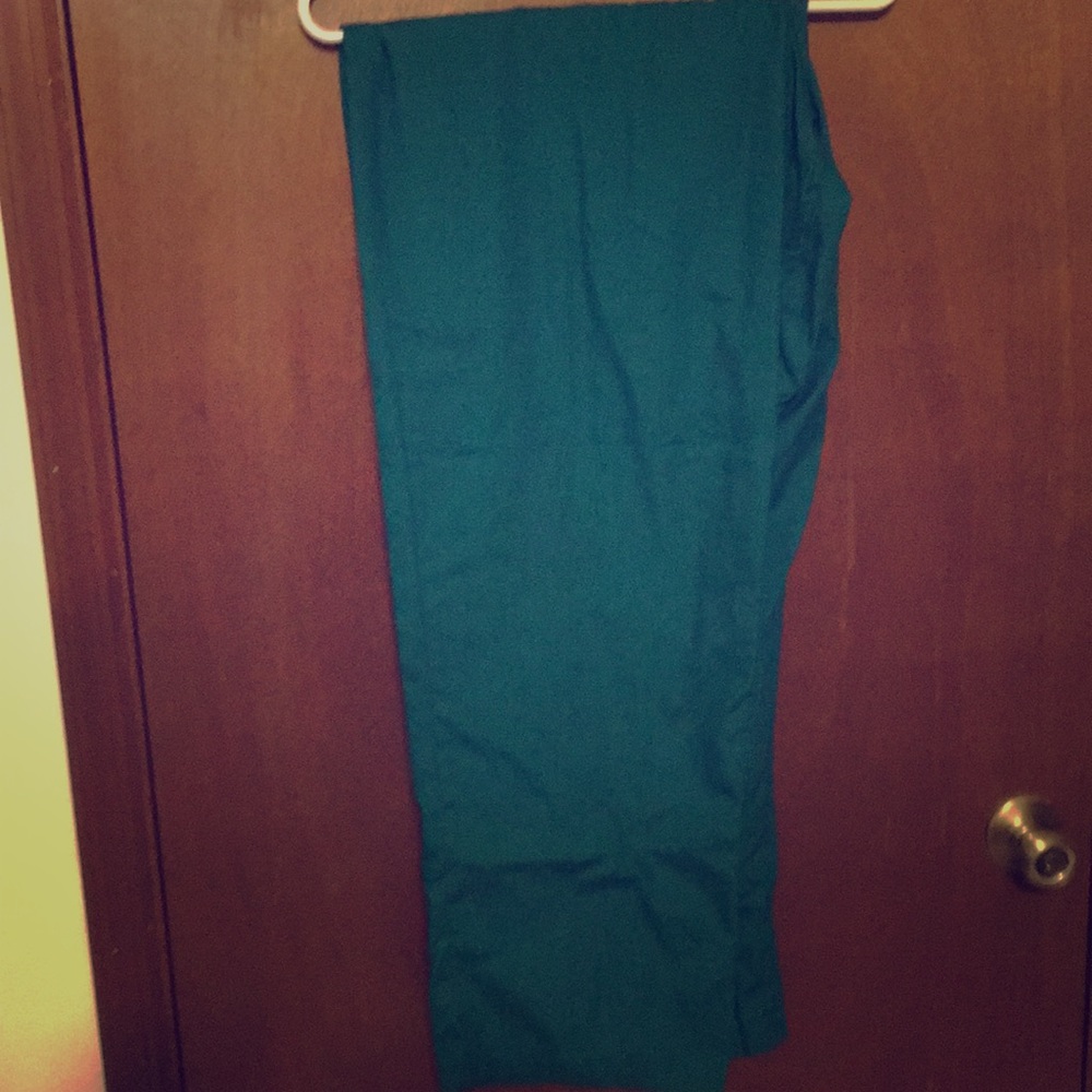 Green scrub pants